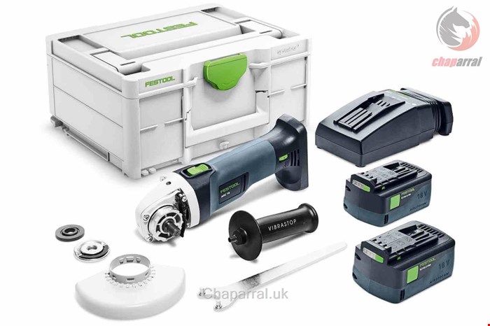 اره سنگبری شارژی فستول آلمان Festool Akku-Winkelschleifer AGC18-125 5-2 EB-Plus-576826 