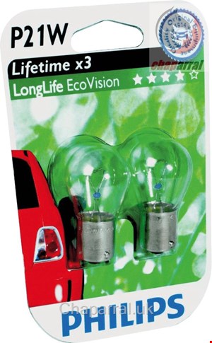 لامپ چراغ خودرو فیلیپس هلند Philips LongLife EcoVision P21W