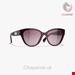  عینک آفتابی زنانه شنل فرانسه CHANEL SCHMETTERLINGSFÖRMIGE SONNENBRILLE 5477 1448/S1