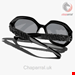  عینک آفتابی زنانه شنل فرانسه CHANEL RUNDE SONNENBRILLE 5475Q C888/T8