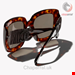  عینک آفتابی زنانه شنل فرانسه CHANEL QUADRATISCHE SONNENBRILLE 5474Q 1164/83