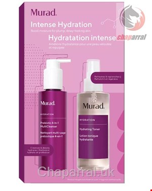 مولتی پاک کننده پری بیوتیک و تونر آبرسان پوست خشک مورد آمریکا Murad Hydration Intense Hydration Set