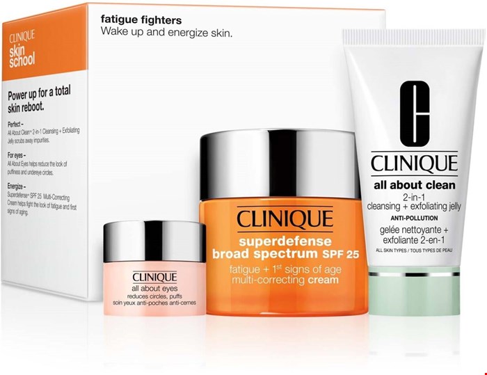 ست مراقبتی جوانساز پاک کننده کلینیک آمریکا Clinique Fatigue Fighters Set (5-30-50ml)