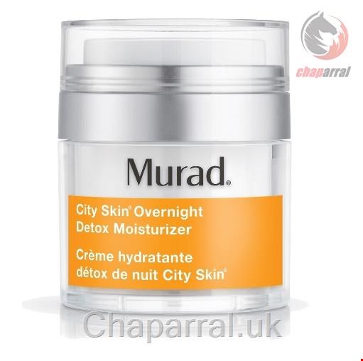 کرم شب مرطوب کننده سم زدا مورد آمریکا Murad City Skin Overnight Detox Moisturizer 50ml