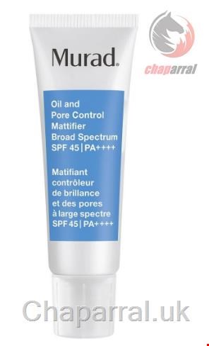 لوسیون ضد آفتاب و مات کننده کنترل چربی منافذ پوست مورد آمریکا Murad Oil and Pore Control Mattifier SPF45 -50ml