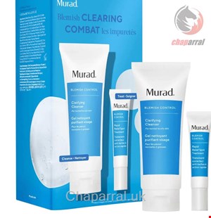ست ضد لک پاک کننده شفاف کننده لک مورد آمریکا Murad Blemish Clearing Set