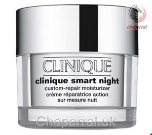 کرم شب آبرسان ترمیم کننده کلینیک آمریکا Clinique Smart Night (50ml) trockene bis sehr trockene Haut