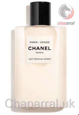 لوسیون شیر بدن زنانه پاریس ونیز 200 میل شنل فرانسه CHANEL PARIS VENISE LES EAUX DE  BODY MILK 200 ml