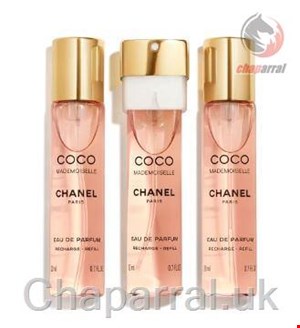 ست عطر ادو پرفیوم زنانه 3 تایی 20 میل کوکو مادمازل شنل فرانسه CHANEL COCO MADEMOISELLE EAU DE PERFUME SPRAY 3 20ml refill