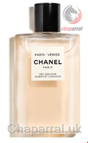 ژل شستشو 2 منظوره بدن مو زنانه پاریس ونیز 200 میل شنل فرانسه CHANEL PARIS VENISE LES EAUX DE SHOWER GEL FOR BODY and HAIR 200 ml