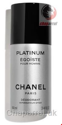 اسپری دئودورانت مردانه پلاتینیوم اگوست 100 میل شنل فرانسه CHANEL PLATINUM EGOISTE  DEODORANT SPRAY 100 ml