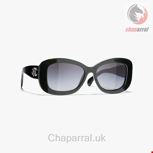 عینک آفتابی زنانه شنل فرانسه CHANEL RECHTECKIGE SONNENBRILLE 5468B 1707/S6