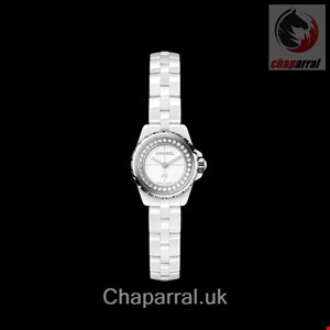 ساعت مچی زنانه سرامیکی الماس نشان شنل فرانسه CHANEL J12∙XS UHR, 19 MM H5237