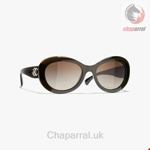 عینک آفتابی زنانه شنل فرانسه CHANEL OVALE SONNENBRILLE 5469B 1705/S1