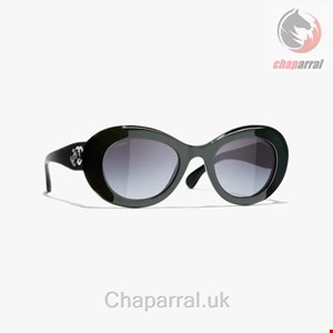 عینک آفتابی زنانه شنل فرانسه CHANEL OVALE SONNENBRILLE 5469B 1707/S6