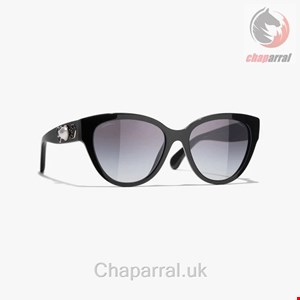 عینک آفتابی زنانه شنل فرانسه CHANEL SCHMETTERLINGSFÖRMIGE SONNENBRILLE 5477 C622/S6