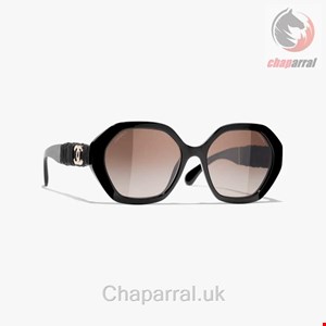 عینک آفتابی زنانه شنل فرانسه CHANEL RUNDE SONNENBRILLE 5475Q C622/S5