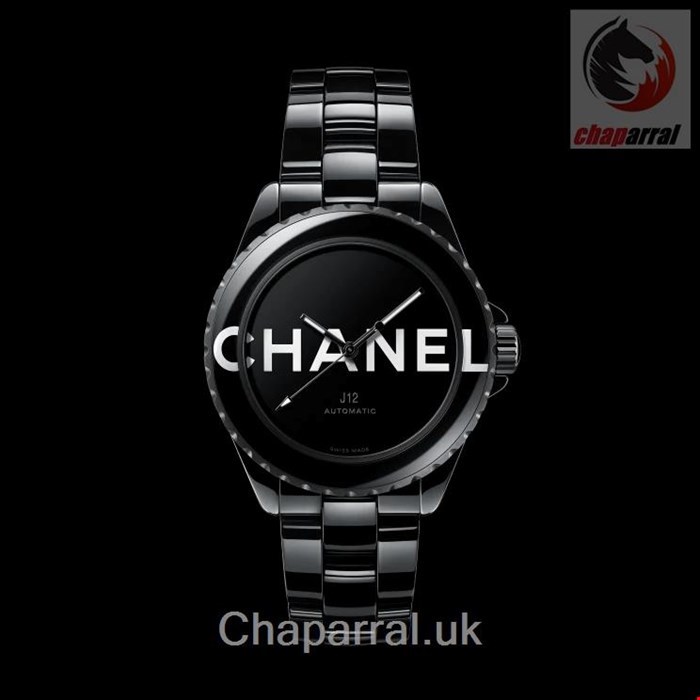 ساعت مچی زنانه مردانه سرامیکی شنل فرانسه CHANEL J12 WANTED DE CHANEL UHR, 38 MM  H7418