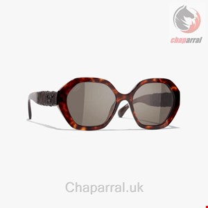 عینک آفتابی زنانه شنل فرانسه CHANEL RUNDE SONNENBRILLE 5475Q 1164/83