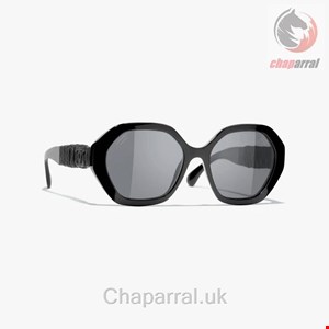 عینک آفتابی زنانه شنل فرانسه CHANEL RUNDE SONNENBRILLE 5475Q C888/T8