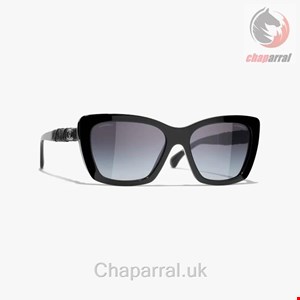 عینک آفتابی زنانه شنل فرانسه CHANEL SCHMETTERLINGSFÖRMIGE SONNENBRILLE 5476Q C501/S6