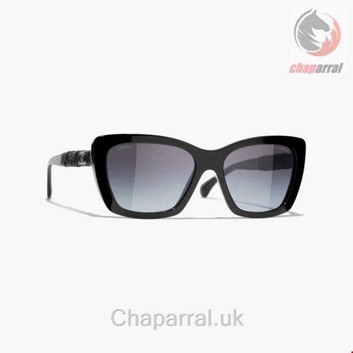 عینک آفتابی زنانه شنل فرانسه CHANEL SCHMETTERLINGSFÖRMIGE SONNENBRILLE 5476Q C501/S6