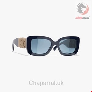 عینک آفتابی زنانه شنل فرانسه CHANEL RECHTECKIGE SONNENBRILLE 5473Q 1462/S2
