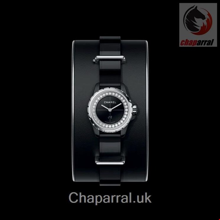 ساعت مچی زنانه الماس نشان شنل فرانسه CHANEL J12·XS UHR, 19 MM  H4663