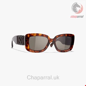 عینک آفتابی زنانه شنل فرانسه CHANEL RECHTECKIGE SONNENBRILLE 5473Q 1164/83