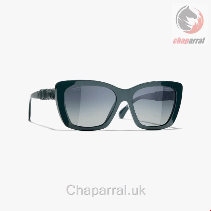 عینک آفتابی زنانه شنل فرانسه CHANEL SCHMETTERLINGSFÖRMIGE SONNENBRILLE 5476Q 1459/S8