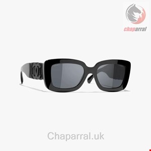 عینک آفتابی زنانه شنل فرانسه CHANEL RECHTECKIGE SONNENBRILLE 5473Q C888/S4