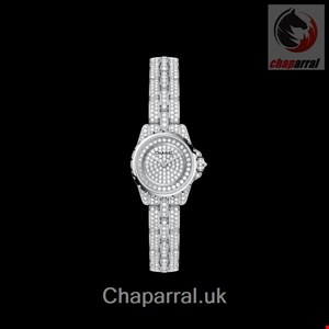 ساعت مچی زنانه الماس نشان شنل فرانسه CHANEL J12·XS HAUTE JOAILLERIE UHR, 19 MM H4937