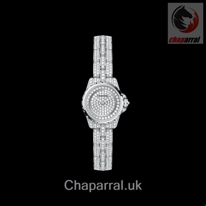 ساعت مچی زنانه الماس نشان شنل فرانسه CHANEL J12·XS HAUTE JOAILLERIE UHR, 19 MM H4937