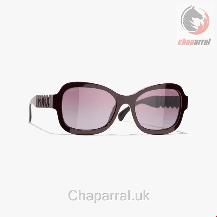عینک آفتابی زنانه شنل فرانسه CHANEL RECHTECKIGE SONNENBRILLE 5465Q 1461/S1