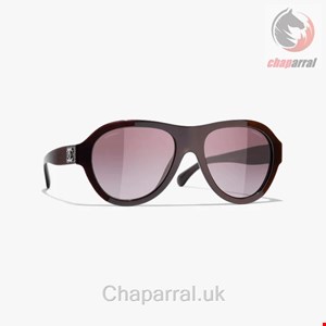 عینک آفتابی زنانه شنل فرانسه CHANEL PILOTENSONNENBRILLE 5467B 1705/S1