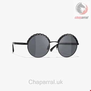 عینک آفتابی زنانه شنل فرانسه CHANEL RUNDE SONNENBRILLE 4265Q C101/S4