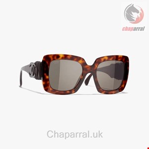عینک آفتابی زنانه شنل فرانسه CHANEL QUADRATISCHE SONNENBRILLE 5474Q 1164/83