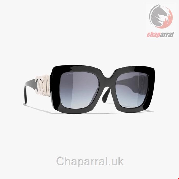 عینک آفتابی زنانه شنل فرانسه CHANEL QUADRATISCHE SONNENBRILLE 5474Q 1082/S6