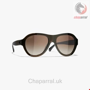 عینک آفتابی زنانه شنل فرانسه CHANEL PILOTENSONNENBRILLE 5467B 1706/S9