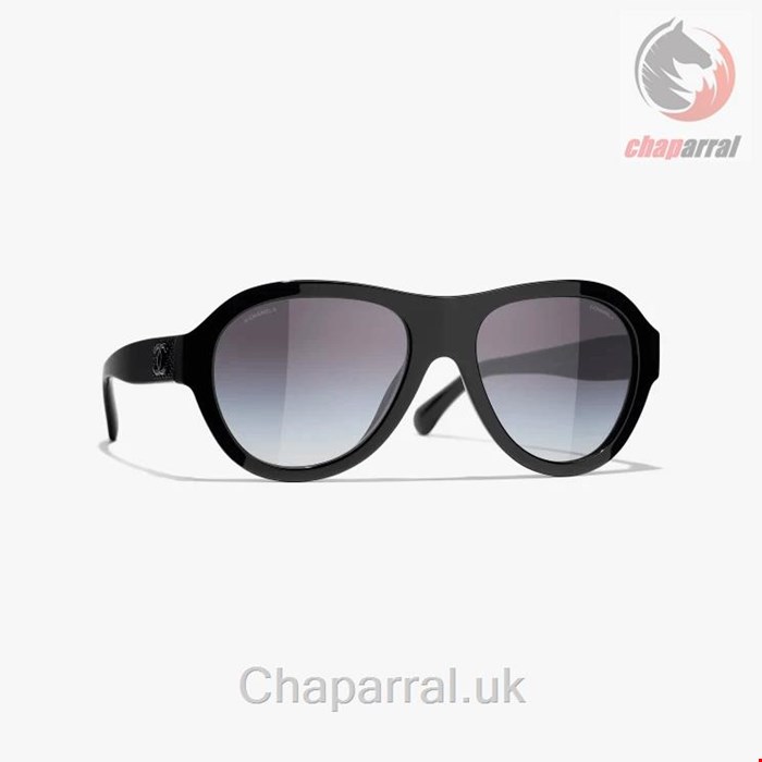 عینک آفتابی زنانه شنل فرانسه CHANEL PILOTENSONNENBRILLE 5467B C888/S6