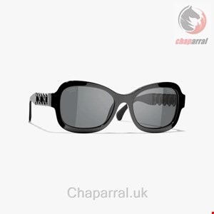 عینک آفتابی زنانه شنل فرانسه CHANEL RECHTECKIGE SONNENBRILLE 5465Q C888/T8