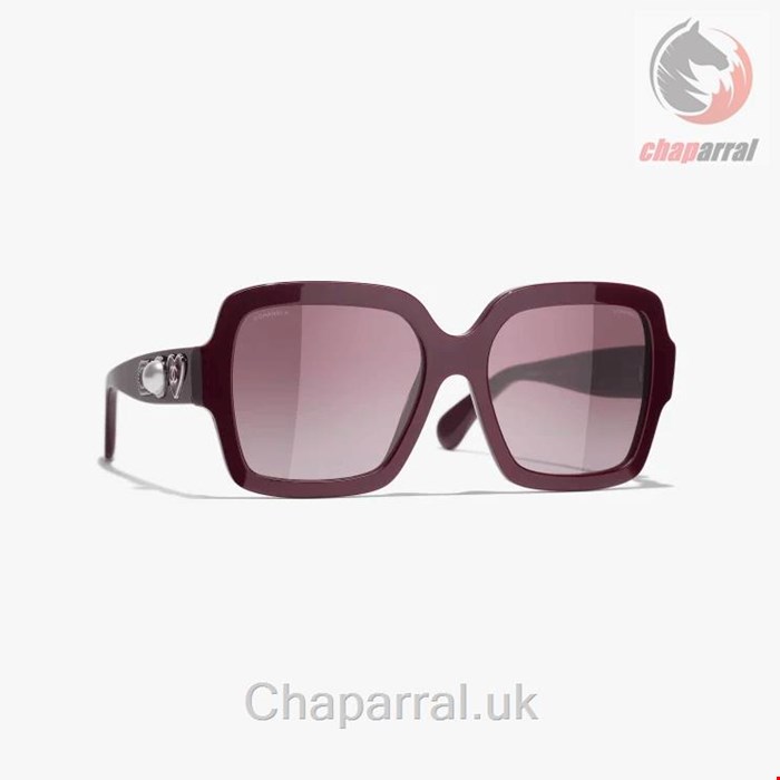 عینک آفتابی زنانه شنل فرانسه CHANEL QUADRATISCHE SONNENBRILLE 5479 1448/S1