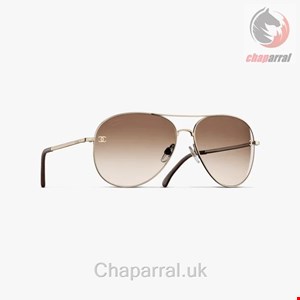 عینک آفتابی زنانه شنل فرانسه CHANEL PILOTENSONNENBRILLE 4189TQ N395/S9