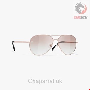 عینک آفتابی زنانه شنل فرانسه CHANEL PILOTENSONNENBRILLE4189TQ C117/13 