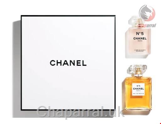  ست 2 تایی عطر ادو پرفیوم اسپری معطر کننده مو N05 زنانه  شنل فرانسه CHANEL N05 COFFRET  EAU DE PARFUM 100 ML and PERFUMED HAIR SPRAY 35 ML