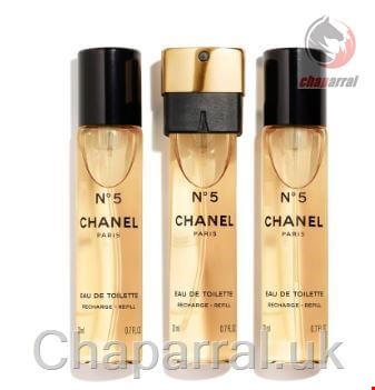 ست عطر ادو تویلت زنانه 3 تایی 20 میل N05 شنل فرانسه CHANEL N05 EAU DE TOILET SPRAY 3 20ml refill