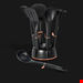  ست کفگیر ملاقه 7 پارچه برلینگر هاوس مجارستان Berlinger Haus Utensils with Stand BH/6209 Black Rose Collection