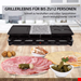  گریل راکلت پز پنکیک ساز سینتروکس آلمان Syntrox Germany Raclette Grill Oberwil mit geteilten Platten