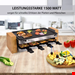  گریل راکلت پز سینتروکس آلمان Syntrox Germany Raclette Grill Set Lugano mit Wechselplatten