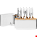  سرویس قاشق چنگال روکش نقره 24 قطعه با قاب کریستوفل فرانسه Christofle 24-Piece Stainless Steel Flatware Set with Chest